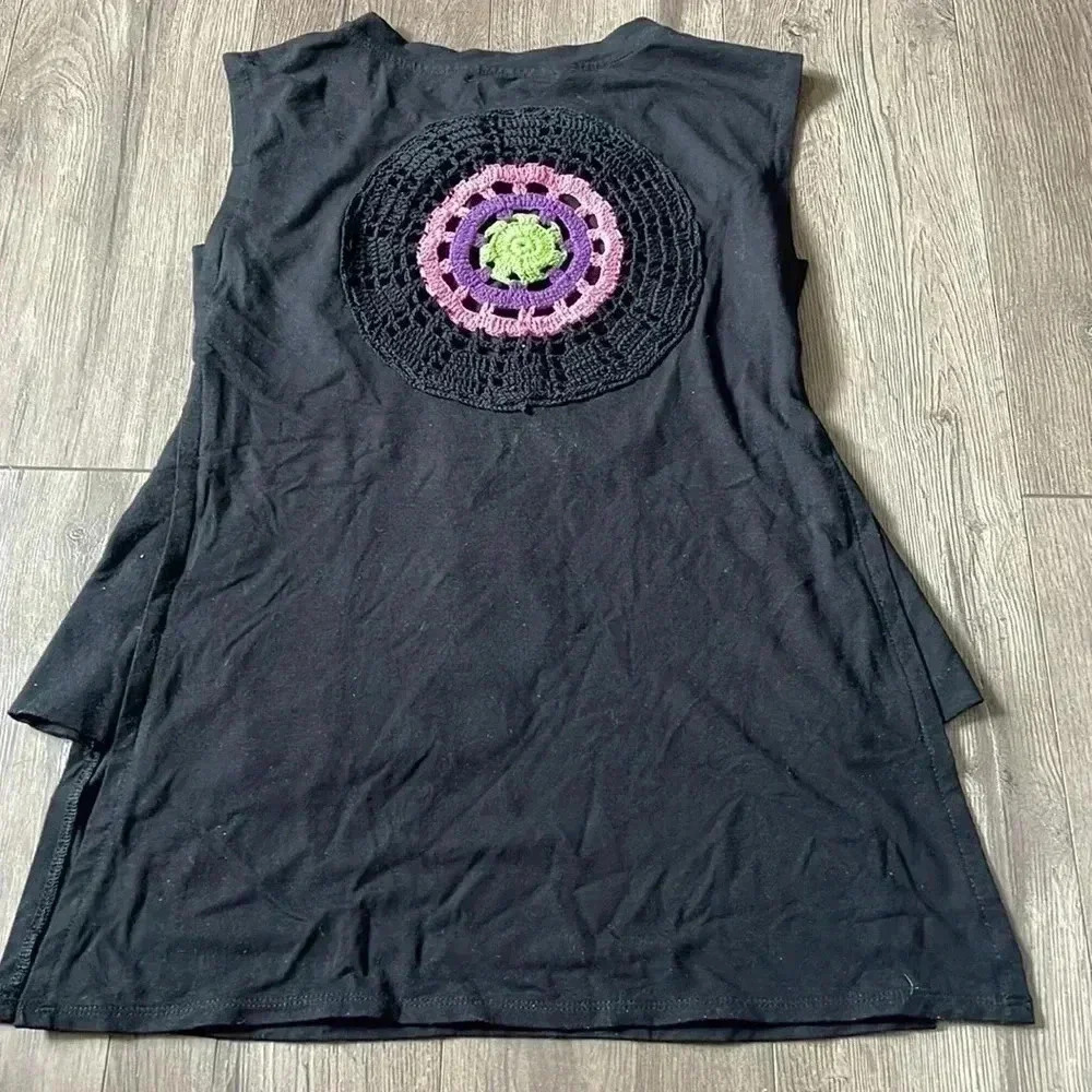FREE with Purchase Rock N  Karma Black Sleeveless Women Shirt , Size M - Picture 4 of 5
